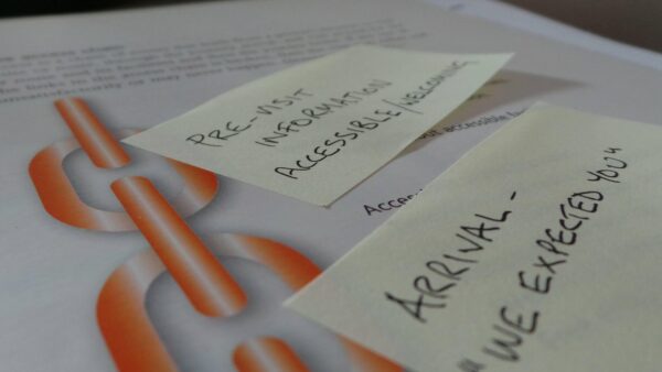 Access chain being used to plan visitor information