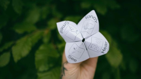 fortune teller sensory nature based activity