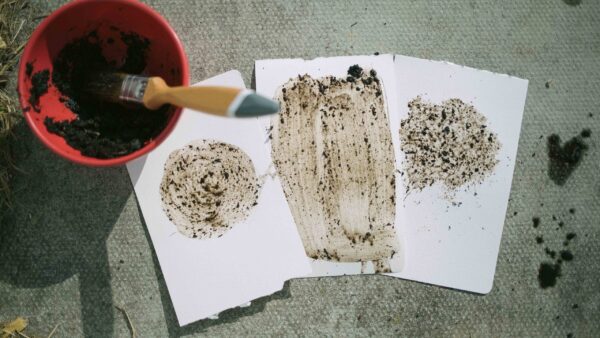 Examples of mud paintings