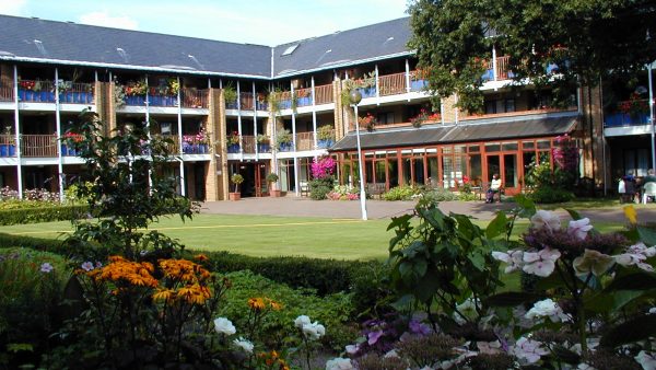 Sheltered housing landscape designed for year round interest