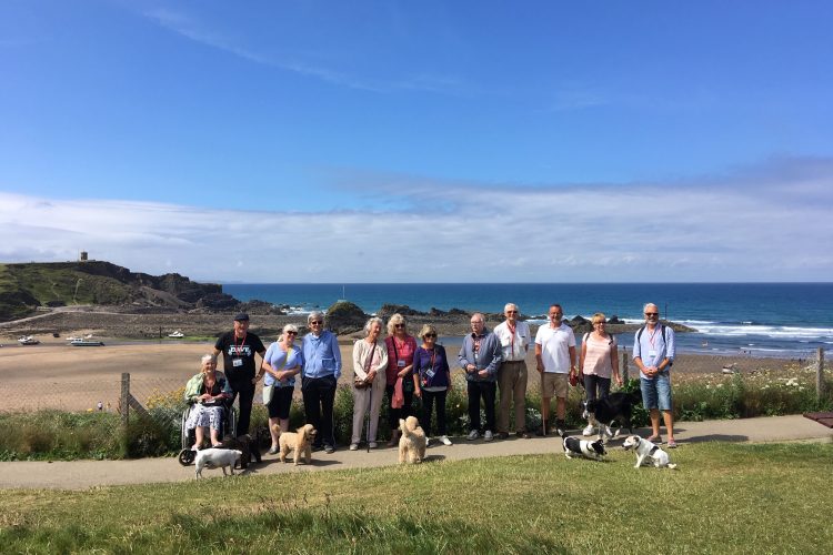 Group photo of Bude walking group