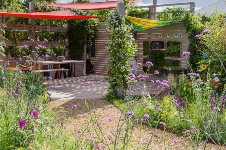 Sensory Trust's garden at Hampton Court Garden Festival 2019